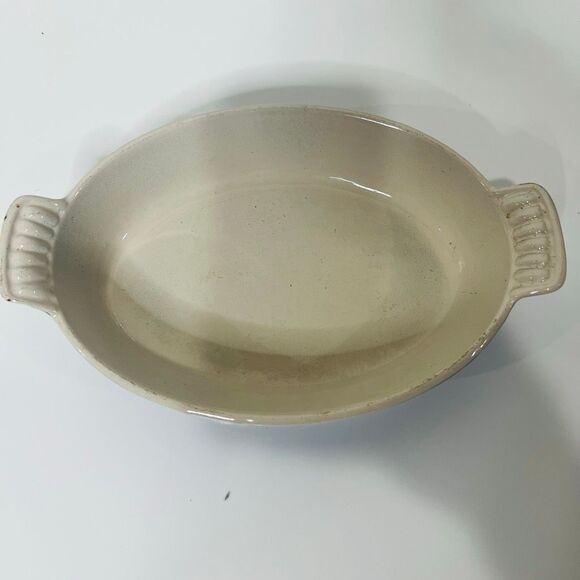 Le Creuset Blue Au Gratin Baker Baking Dish - Picture 2 of 8